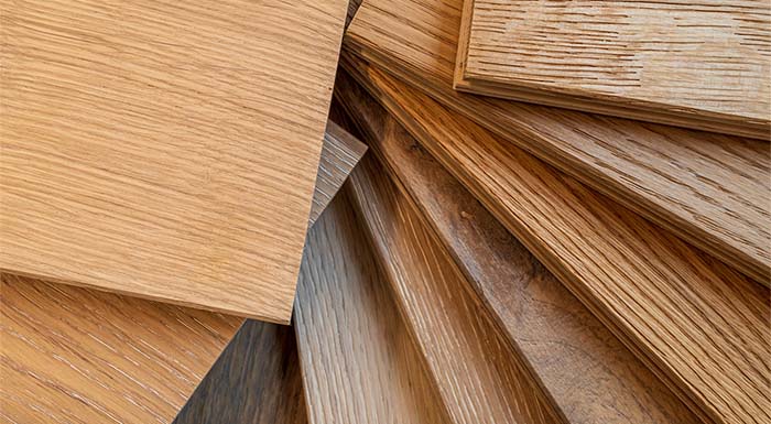 Engineered hardwood layers