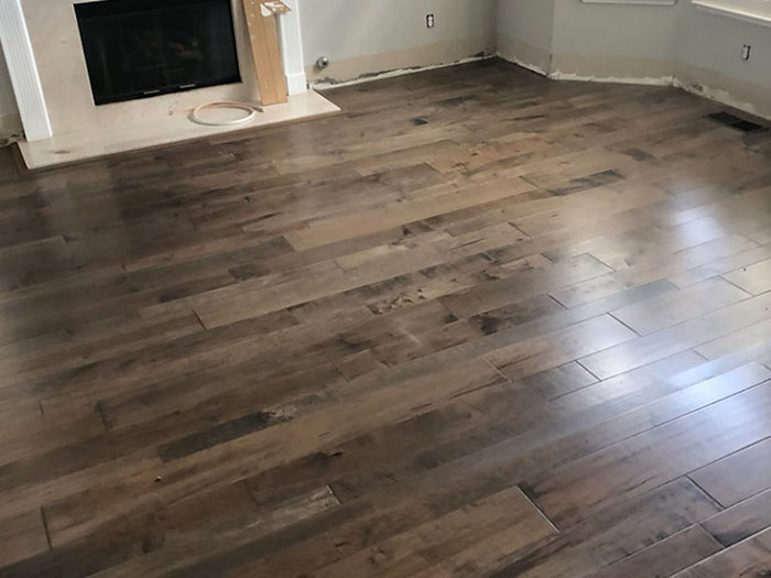 Prefinished Flooring<br>Installation Prefinished Maple Flooring