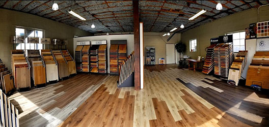 Roy's Woodcraft Flooring showroom in San Jose